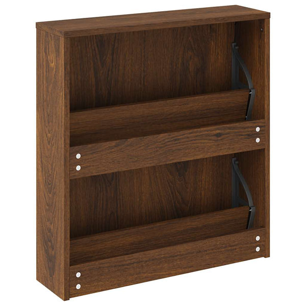 Schuhschrank mit Spiegel Eichen-Optik