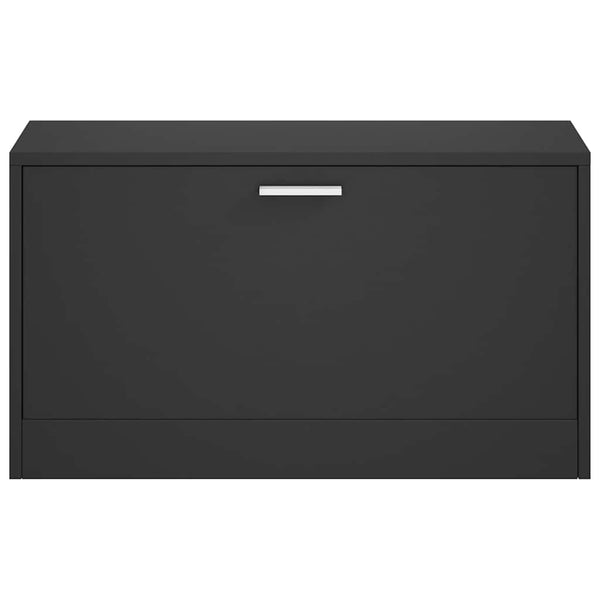 Schuhbank Schwarz 80 cm