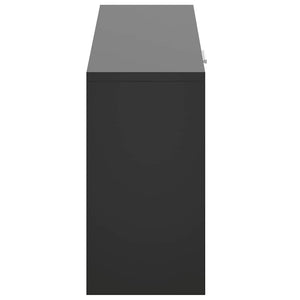 Schuhbank Schwarz 80 cm
