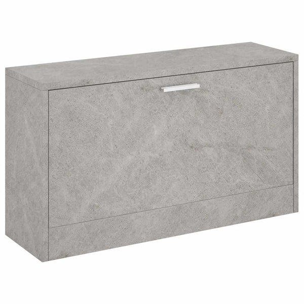 Schuhbank Betongrau 80 cm