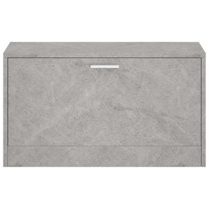 Schuhbank Betongrau 80 cm