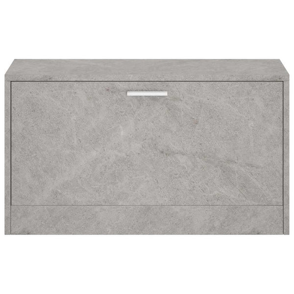 Schuhbank Betongrau 80 cm