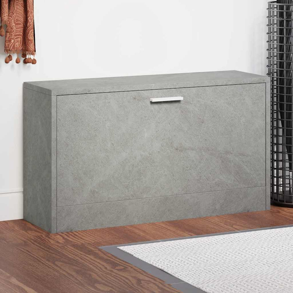 Schuhbank Betongrau 80 cm