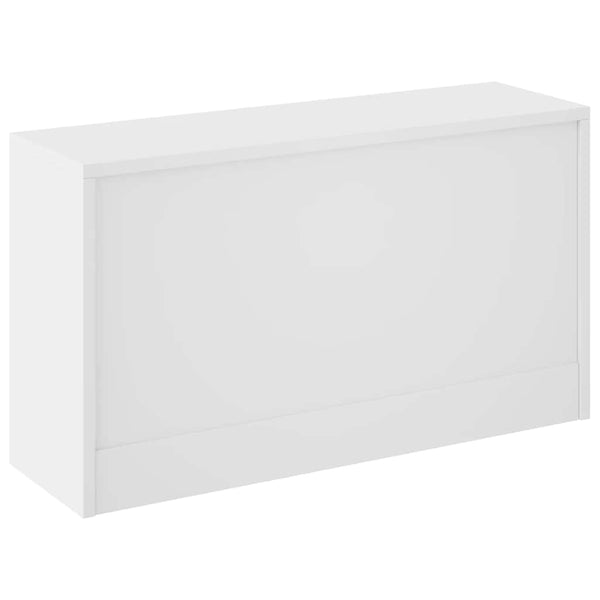 Schuhbank Weiß Hochglanz 80cm