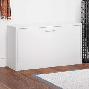 Schuhbank Weiß Hochglanz 80cm