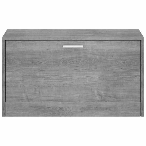Schuhbank Grau Sonoma 80 cm