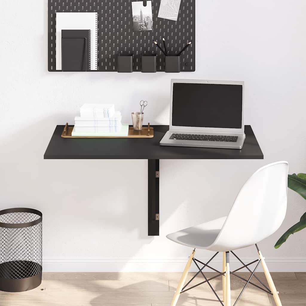 Wand Klapptisch Schwarz 100x60 cm