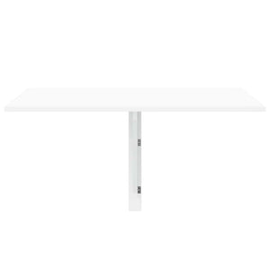Klappbarer Wandtisch, Hochglanz Weiß 100x60 cm