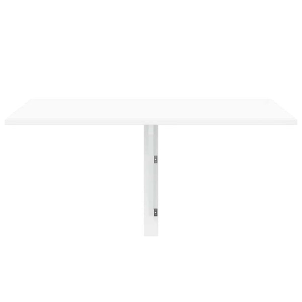 Klappbarer Wandtisch, Hochglanz Weiß 100x60 cm