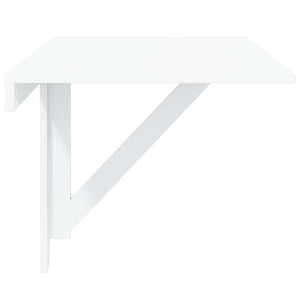 Klappbarer Wandtisch, Hochglanz Weiß 100x60 cm