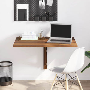 Wand Klapptisch Braun Eichenoptik 100x60 cm