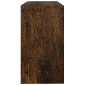 Schreibtisch Räuchereiche mit Stauraum 100x40 cm