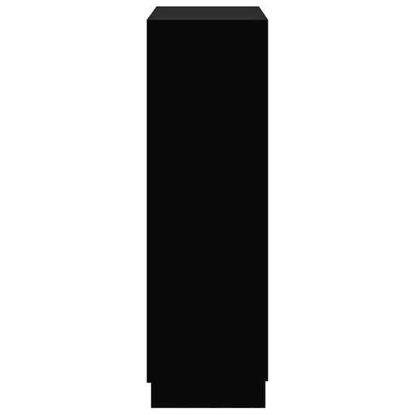 Schuhschrank Schwarz 55x35x108cm