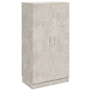 Betongrauer Schuhschrank 55x108 cm