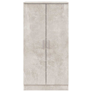 Betongrauer Schuhschrank 55x108 cm