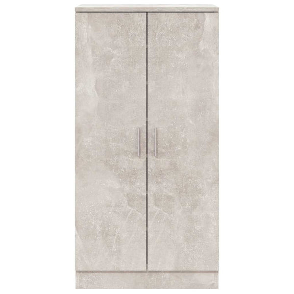 Betongrauer Schuhschrank 55x108 cm
