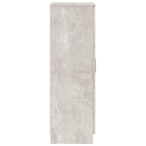 Betongrauer Schuhschrank 55x108 cm