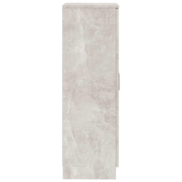 Betongrauer Schuhschrank 55x108 cm
