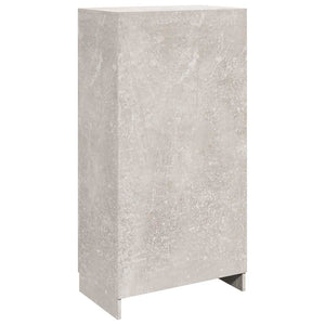 Betongrauer Schuhschrank 55x108 cm