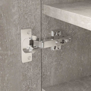 Betongrauer Schuhschrank 55x108 cm