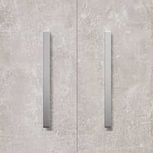 Betongrauer Schuhschrank 55x108 cm