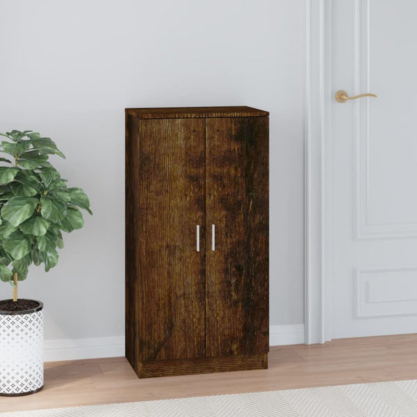 Schuhschrank Räuchereiche 55x35x108 cm