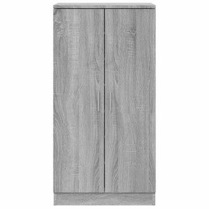Schuhschrank Grau Sonoma 55x35x108 cm