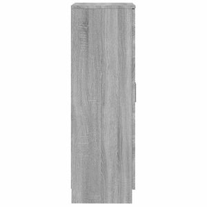 Schuhschrank Grau Sonoma 55x35x108 cm