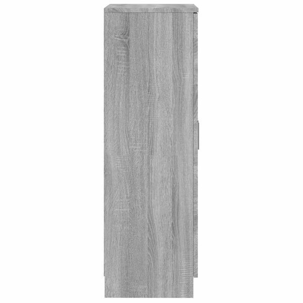 Schuhschrank Grau Sonoma 55x35x108 cm