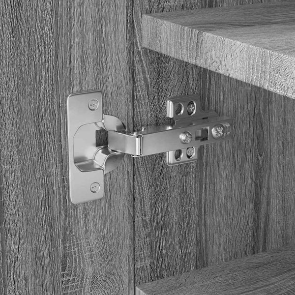 Schuhschrank Grau Sonoma 55x35x108 cm