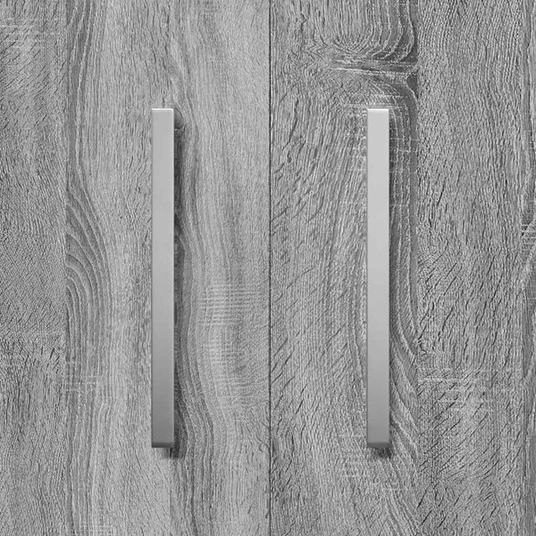 Schuhschrank Grau Sonoma 55x35x108 cm