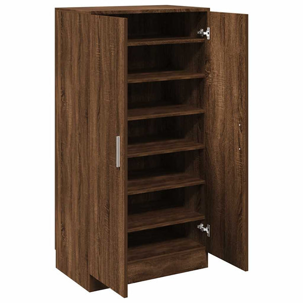 Schuhschrank Braun Eichenoptik, 55x108 cm