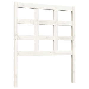 Weißes Kiefer Massivholz Kopfteil 80,5cm