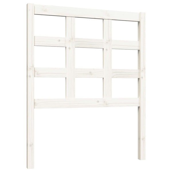 Weißes Kiefer Massivholz Kopfteil 80,5cm