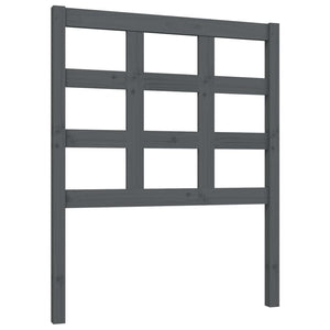 Graues Kiefer Massivholz Kopfteil 80,5cm