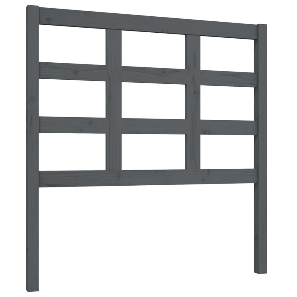 Graues Kiefer Massivholz Kopfteil 95,5cm