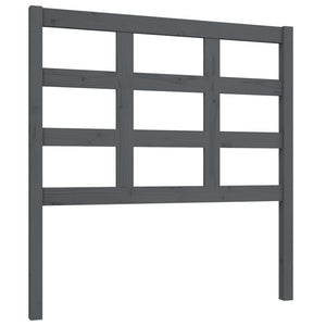 Graues Kiefer Massivholz Kopfteil 95,5cm
