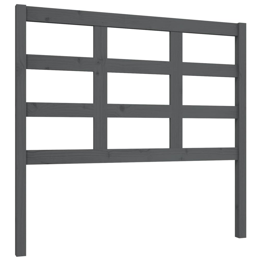 Graues Bettkopfteil 105,5cm Kiefer Massivholz