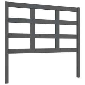 Graues Bettkopfteil 105,5cm Kiefer Massivholz