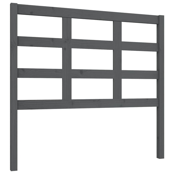 Graues Bettkopfteil 105,5cm Kiefer Massivholz