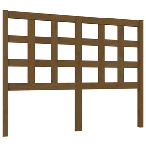 Honigbraunes Kiefer Massivholz Kopfteil 125,5cm