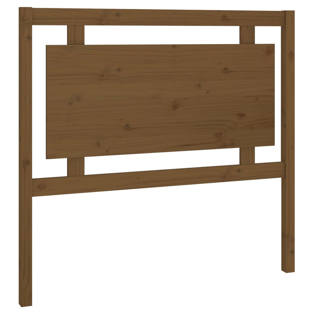 Honigbraunes Kiefer Massivholz Kopfteil 105,5cm