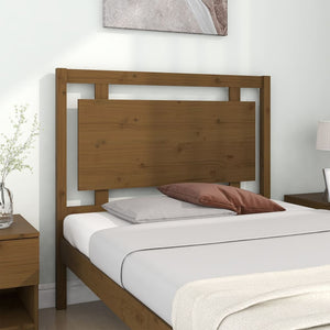 Honigbraunes Kiefer Massivholz Kopfteil 105,5cm