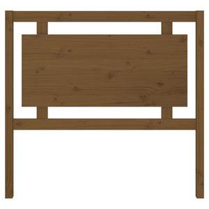 Honigbraunes Kiefer Massivholz Kopfteil 105,5cm