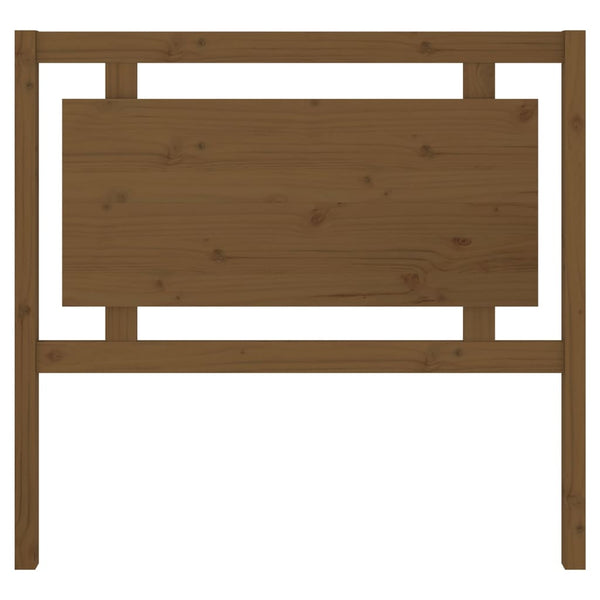 Honigbraunes Kiefer Massivholz Kopfteil 105,5cm
