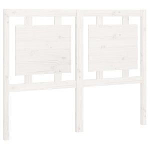 Weißes Kiefer Massivholz Kopfteil 125,5cm