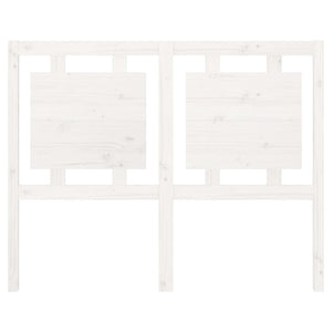 Weißes Kiefer Massivholz Kopfteil 125,5cm