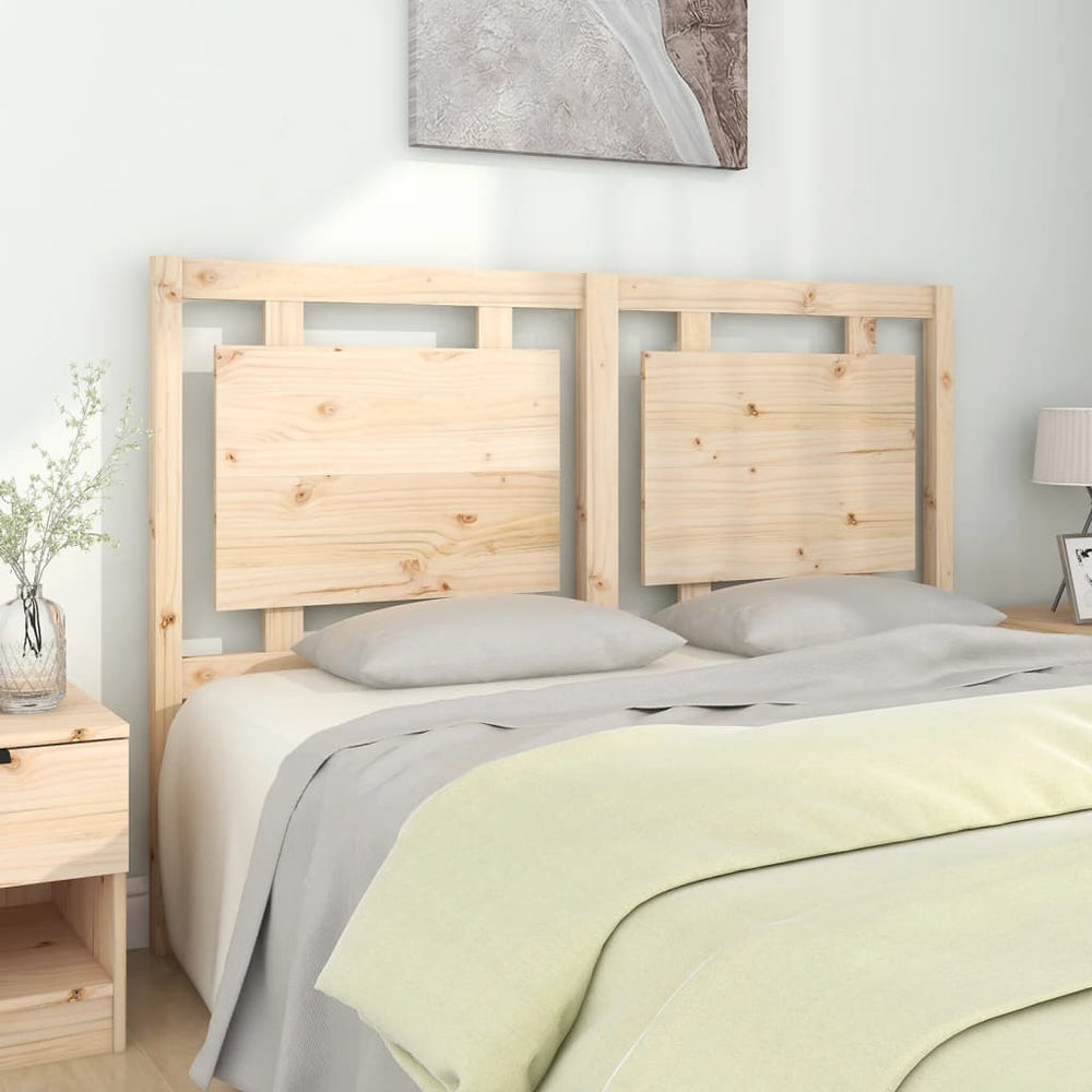 vidaXL Tête de lit 145,5x4x100 cm Bois de pin massif