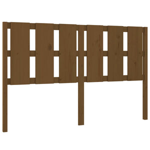 Honigbraunes Kiefer Massivholz Bett Kopfteil 155,5cm