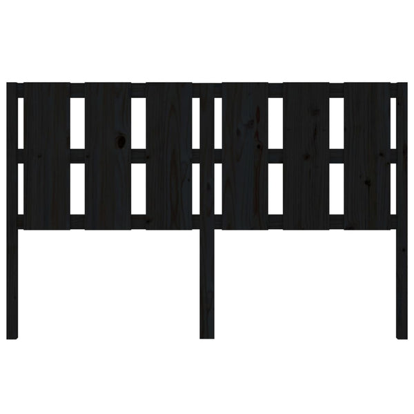 Schwarzes Bett Kopfteil 155,5cm Kiefer Massivholz